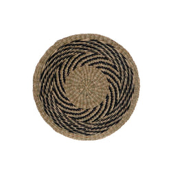 Placemat DKD Home Decor Zwart Natuurlijk 38 x 38 x 1 cm