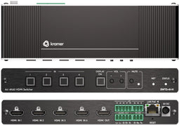 Kramer Electronics SWT3-41-H - HDMI-Schakelaar - 4x HDMI - Zwart