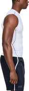 Under Armour HG Armour Sporttop - Compressie - Wit - Maat L