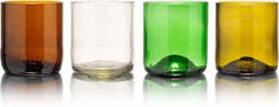 Rebottled Short Tumblers - Mix 175 ml - 4 Stuks