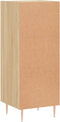 vidaXL - Dressoir - 34,5x34x90 - cm - bewerkt - hout - sonoma - eiken