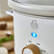Swan Nordic Retro Slowcooker - 3,5 Liter Inhoud - Wit