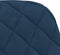 vidaXL - Eetkamerstoelen - draaibaar - 2 - st - fluweel - blauw