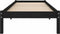 vidaXL - Bedframe - massief - hout - zwart - 90x190 - cm