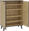 FMD Schoenenkast met 5 vakken 68,5x33x93,5 cm artisan eiken