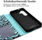 imoshion Hoesje Geschikt voor Samsung Galaxy S24 Hoesje Met Pasjeshouder - imoshion Design Bookcase smartphone - Meerkleurig / Black Blue Stripes
