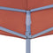 vidaXL - Partytentdak 270 g/m² - 3x3 m - terracotta