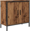 vidaXL - Wastafelkast - 60x30x60 - cm - bewerkt - hout - oud - houtkleurig