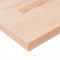 vidaXL - Plank - 80x20x4 - cm - onbehandeld - massief - eikenhout