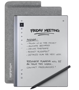 reMarkable 2 Paper Tablet – 187 x 246 mm – Grijs – met Marker Plus & Folio – Refurbished