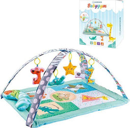 MM Brands Babygym - Speelgym - 5 speeltjes - 90 x 70 x 50 cm (0-24 maanden)