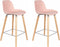 Zuiver Albert Kuip Barkruk 65 cm Roze - Set van 2