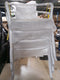 Aluminium Stoelen - Zilver - Stapelbaar - Set van 4