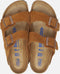 Birkenstock Arizona SFB VL - Dames Slippers - Smal - Mink - Maat 39