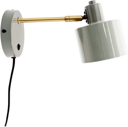 Dyberg Larsen Ocean - Wandlamp - Verstelbaar - Olijf/Messing