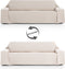 Bankhoes Eysa SILVER Lichtbruin 260 x 270 cm