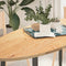 vidaXL - Tafelblad - 140x60x2 - cm - ovaal - massief - eikenhout