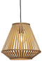GOOD&MOJO Hanglamp Merapi - Bamboe - 30x30x30cm - Modern - Hanglampen Eetkamer, Slaapkamer, Woonkamer