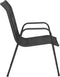 vidaXL - Tuinstoelen - 6 - st - staal - en - textileen - zwart