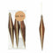 Kerst Decoratie Set Uitgerekt Bruin PVC 8,5 x 3,5 x 19 cm (12 Stuks)