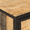 vidaXL - Wastafelkast - 55x35x60 - cm - massief - mangohout - en - ijzer