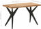 vidaXL - Eettafel - 120x60x76 - cm - massief - acaciahout