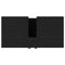vidaXL - Wastafelkast - 60x30x60 - cm - spaanplaat - zwart - eikenkleurig