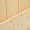 vidaXL - Schuifdeur - met - beslag - 100x210 - cm - massief - grenenhout
