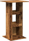 vidaXL - Bartafel - met - opbergruimte - 60x60x102 - cm - hout - oud - houtkleur