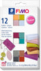 FIMO soft - ovenhardende boetseerklei - colour pack - 12 fashion kleuren
