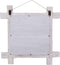 vidaXL - Spiegel - houtblokken - 70x70 - cm - massief - gerecycled - hout