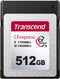 Transcend CFexpress 820 - Geheugenkaart - 512GB - 1700MB/s lezen - Zwart