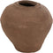 J-Line vaas - papier mache - bruin - small - Ø 44 cm