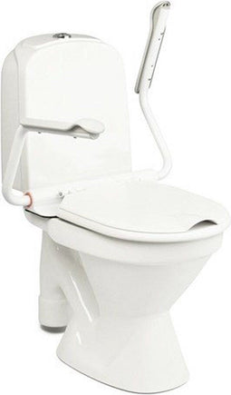 Etac Supporter II - Toiletsteun - Opklapbare armleuningen - Wit