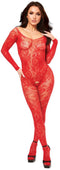 Dames jumpsuit Baci Lingerie Bodystocking (Één maat)