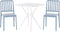 SERSALE - Bistroset voor 2 - Blauw/Wit - Synthetisch materiaal