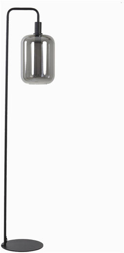 Light & Living Lekar - Vloerlamp 155cm - Zwart