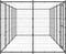 vidaXL - Hondenkennel - 12,1 - m² - staal