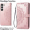 iMoshion Hoesje Geschikt voor Samsung Galaxy S23 Hoesje Met Pasjeshouder - iMoshion Mandala Bookcase - Rosé Goud