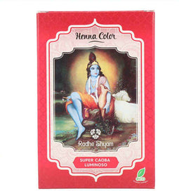 Permanente Kleur Radhe Shyam Shyam Henna Mahonie Henna In poedervorm (100 gr)