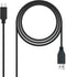 USB A to USB C Cable NANOCABLE 10.01.4002 2 m Black