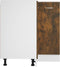 vidaXL - Keukenkastje - Lyon - 75,5x75,5x81,5 - cm - bewerkt - hout - gerookt - eikenkleur