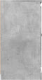 vidaXL - Dressoir - 70x35,5x67,5 - cm - bewerkt - hout - betongrijs