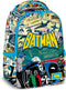 Batman Rugzak - Notebook compartiment - Blauw Geel