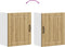 vidaXL - Keukenwandkast - Lucca - bewerkt - hout - artisanaal - eikenkleur