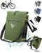 MIVELO 3-in-1 Fietstas - 100% waterdicht - 25L - Olijfgroen