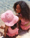 Konges slojd Soline Zwemhoed / Zomerhoed kind - Desert rose - Maat 5-8 jaar