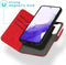 iMoshion Hoesje Geschikt voor Samsung Galaxy S23 Hoesje Met Pasjeshouder - iMoshion Uitneembare 2-in-1 Luxe Bookcase - Rood