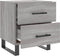 vidaXL - Nachtkastjes - 2 - st - 40x35x47,5 - cm - bewerkt - hout - grijs - sonoma - eiken