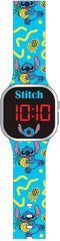 Kids Licensing Led Stitch Horloge Blauw